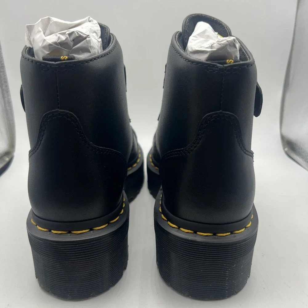Dr. Martens Women's Devon Napa LUX Platform Boots Black Size 6 Women's NWB‎